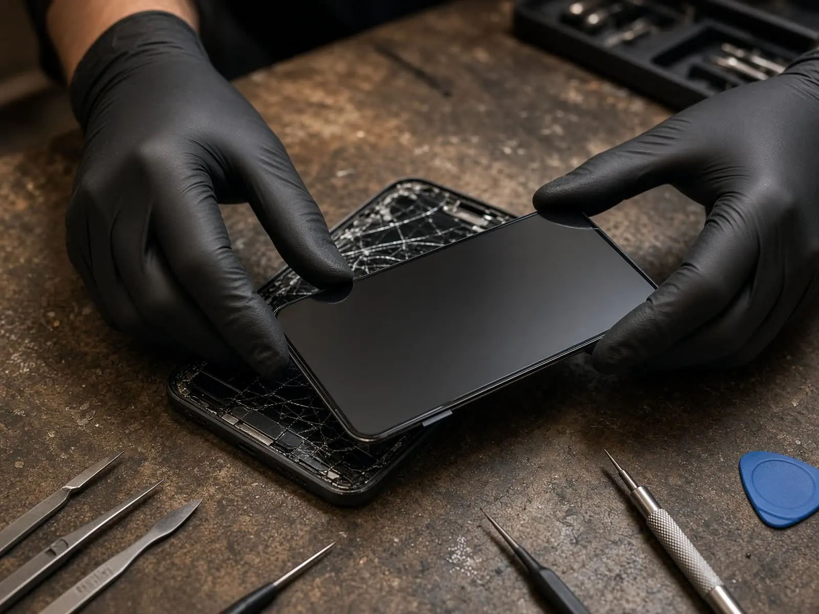 Замена экрана iPhone в мастерской в Химках